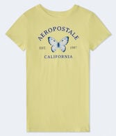 Aeropostale Butterfly Graphic Tee