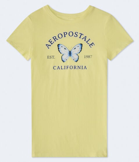 Aeropostale Butterfly Graphic Tee Aeropostale Butterfly Graphic Tee