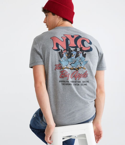 NYC Pigeons Graphic Tee NYC Pigeons Graphic Tee