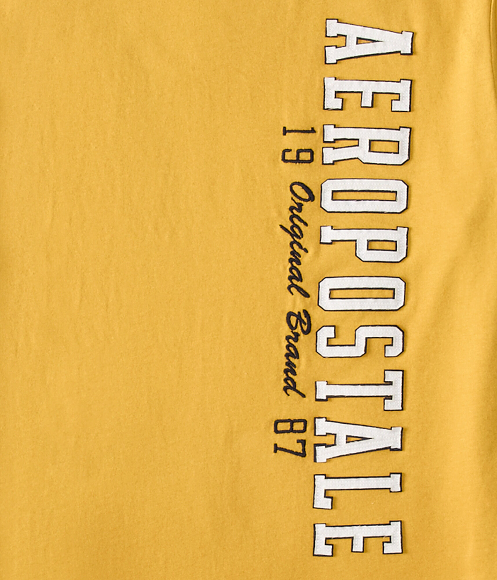 Aeropostale Vertical Appliqu&eacute; Graphic Tee