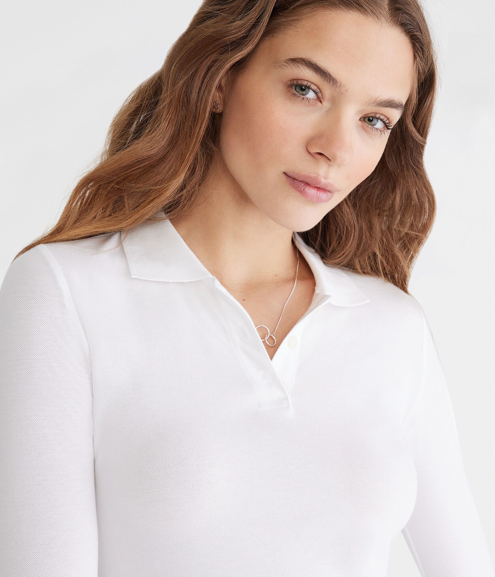 Long Sleeve Uniform Piqu&amp;eacute; Polo