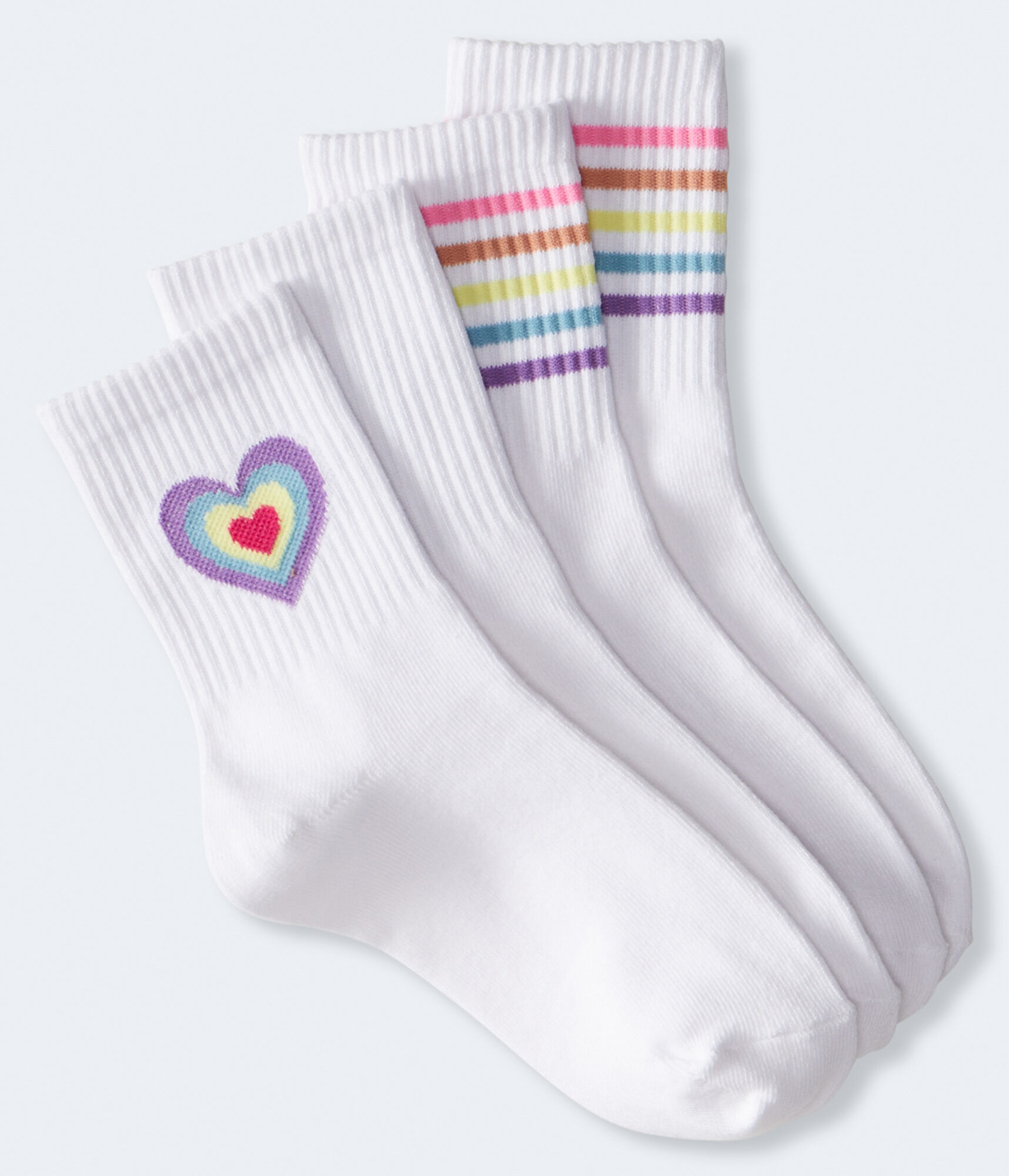 Pride Heart Crew Sock 2-Pack