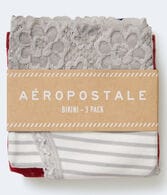 Printed & Solid Bikini 3-Pack