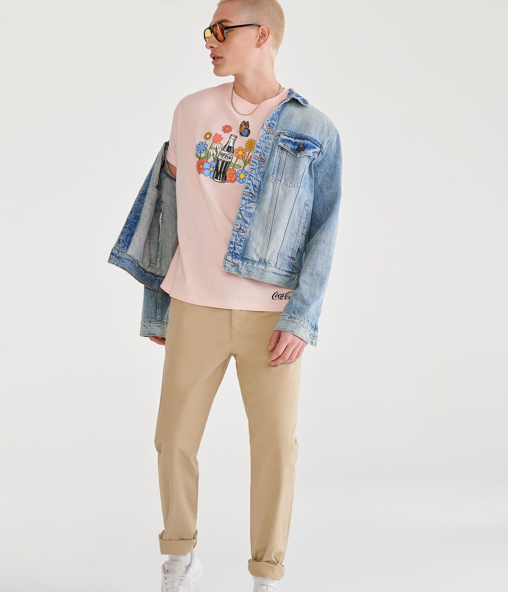 Coca-Cola&reg; by A&eacute;ropostale Flower Bottle Graphic Tee