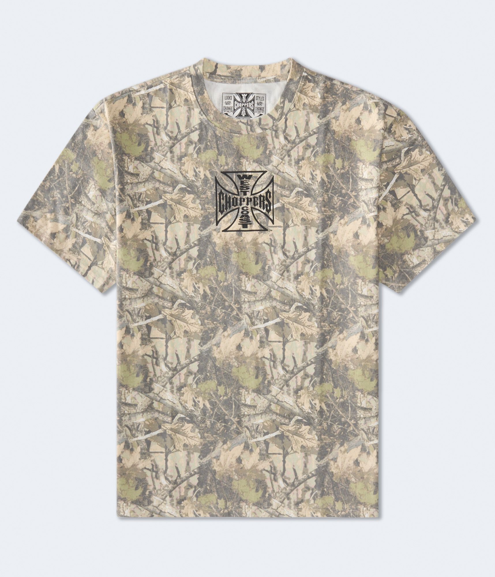 West Coast Choppers Forest Camo Graphic Tee
