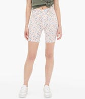 Floral Flex Crossover High-Rise Bike Shorts