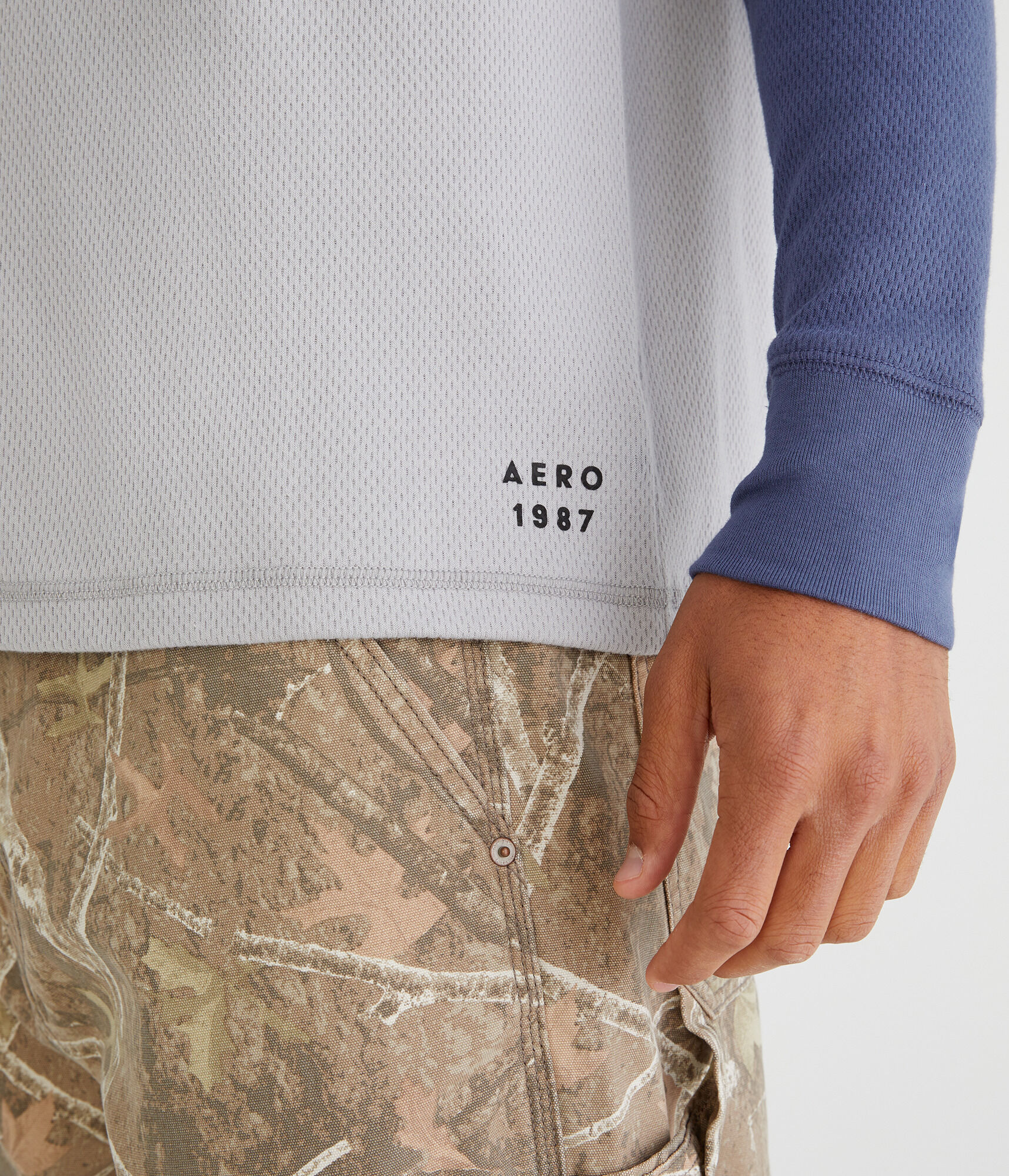 Long Sleeve Aero 1987 Raglan Thermal Crew Tee