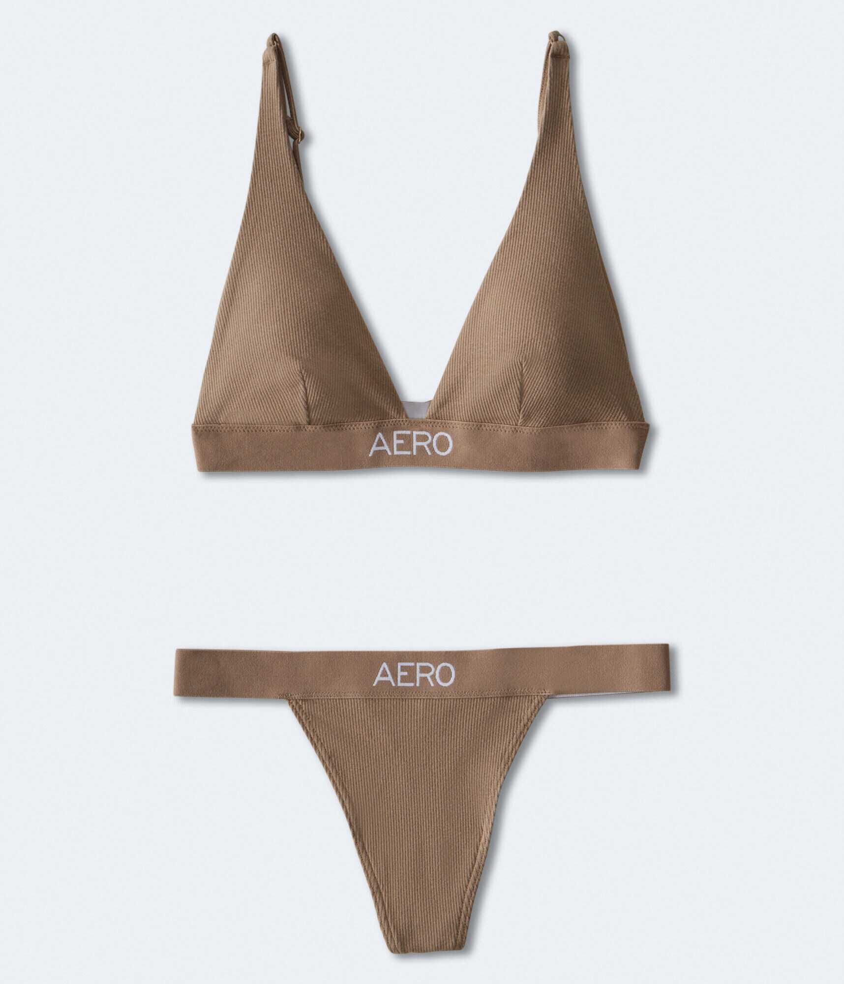 Triangle Logo Plunge Bralette