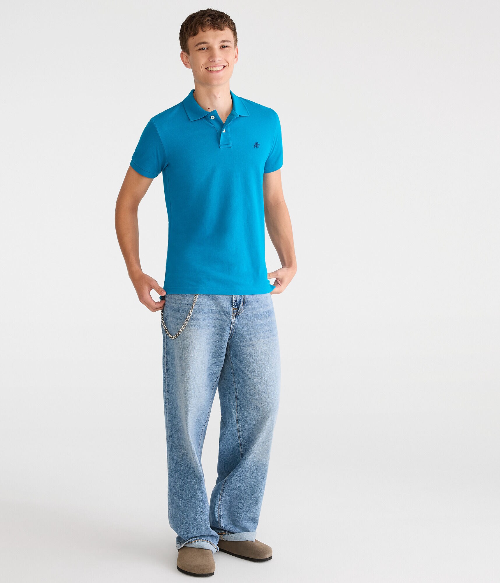 Eco A87 Logo Piqu&eacute; Polo