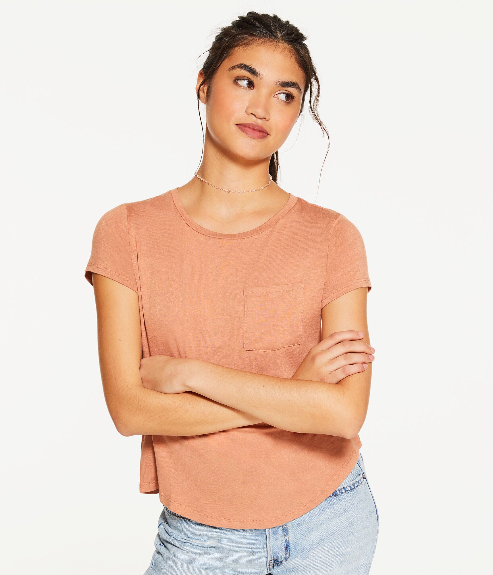 Seriously Soft Crew Pocket Tee