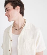 Short Sleeve Gauze Camp Shirt