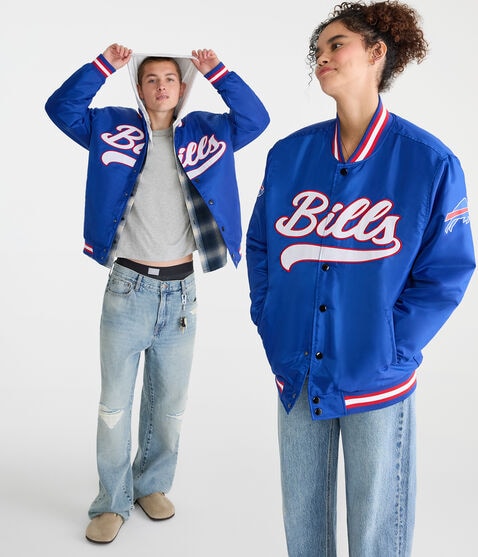 Buffalo Bills Satin Bomber Jacket Buffalo Bills Satin Bomber Jacket