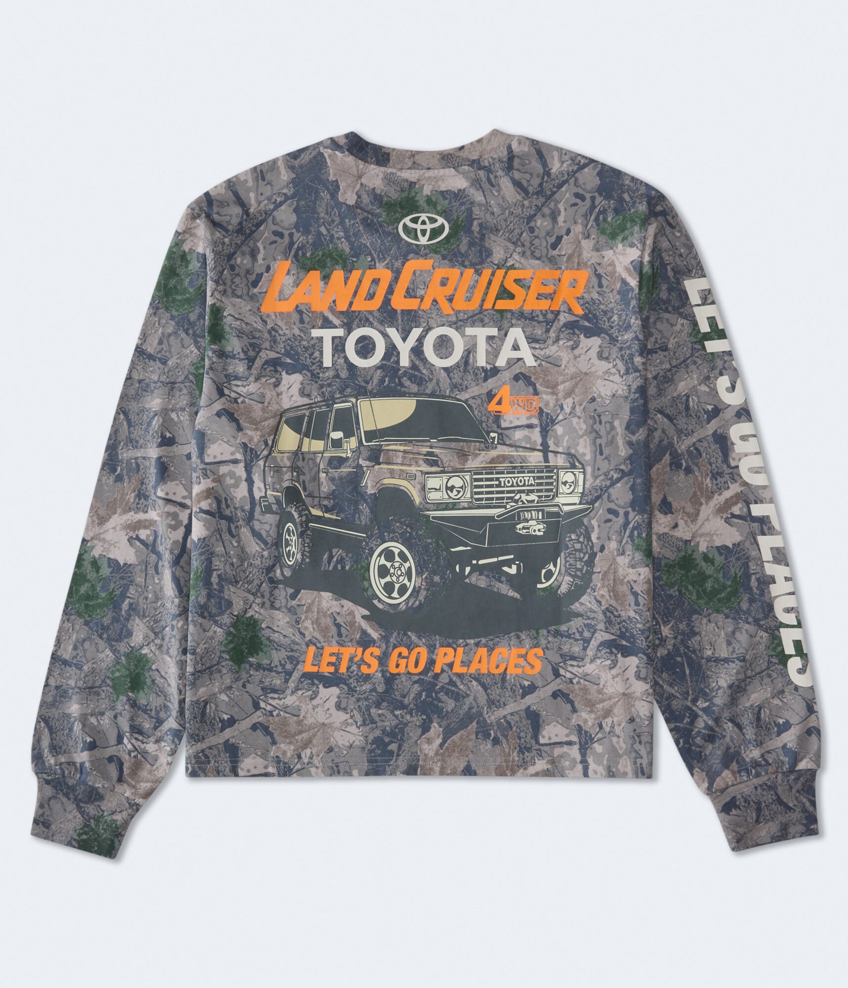 Long Sleeve Toyota Land Cruiser Camo Graphic Tee