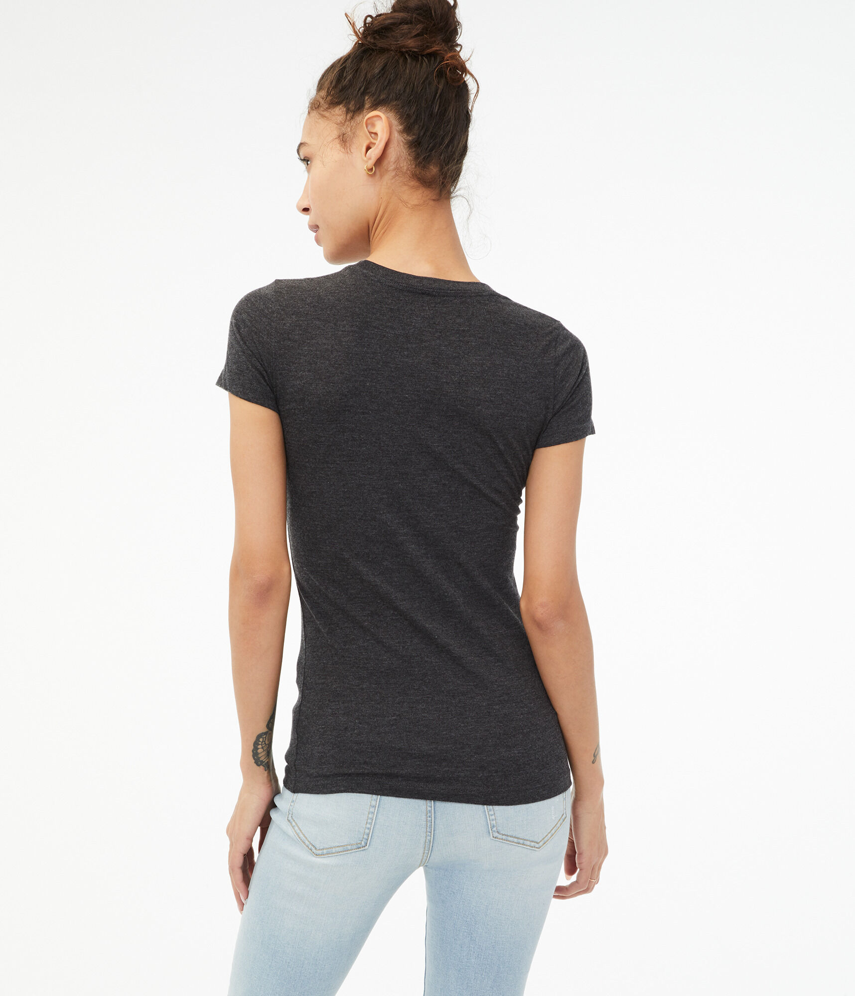 Floral Skull Graphic Tee