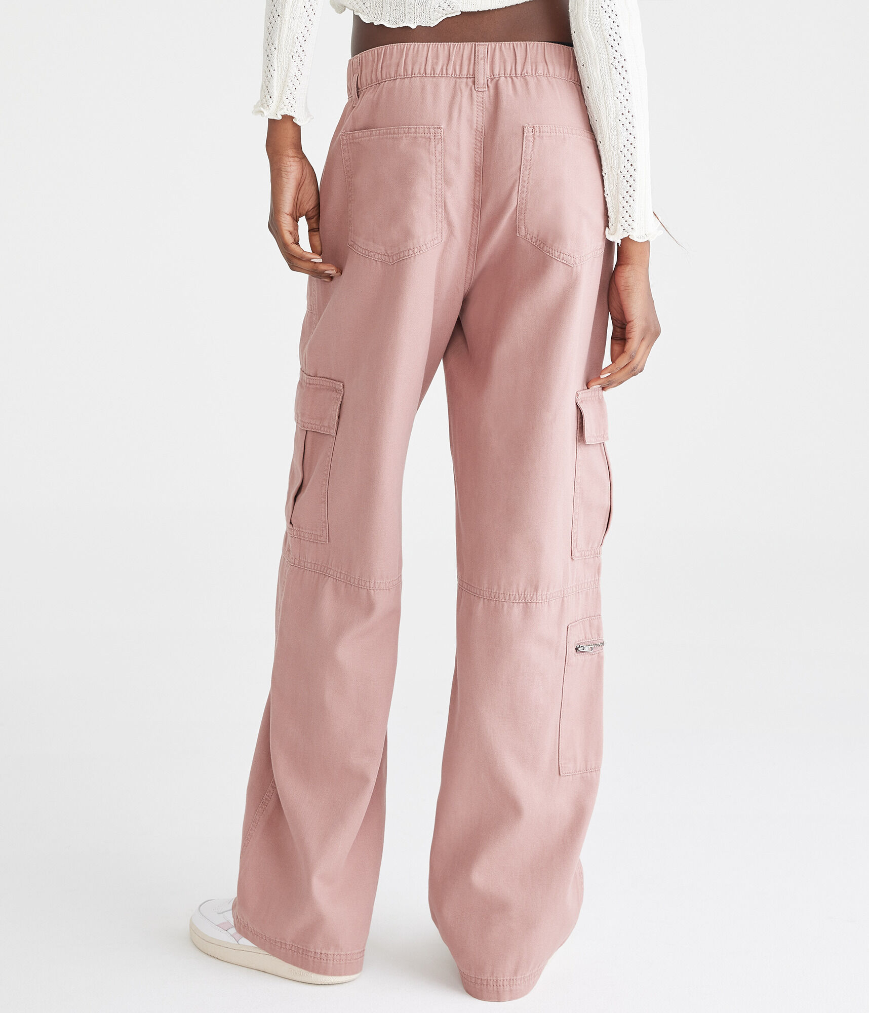 Mid-Rise Utility Cargo Pants
