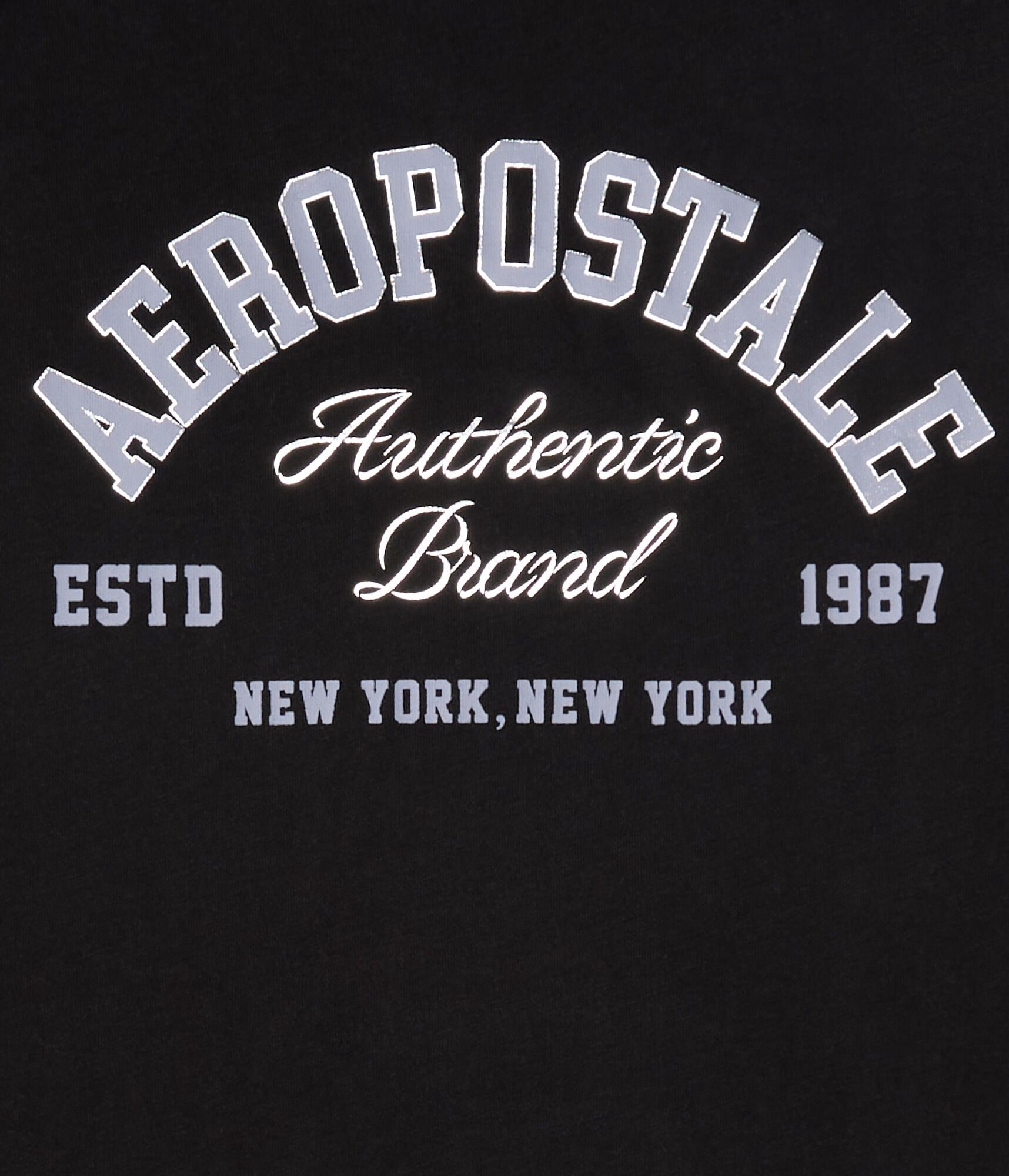 Aeropostale Arch Foil Graphic Tee
