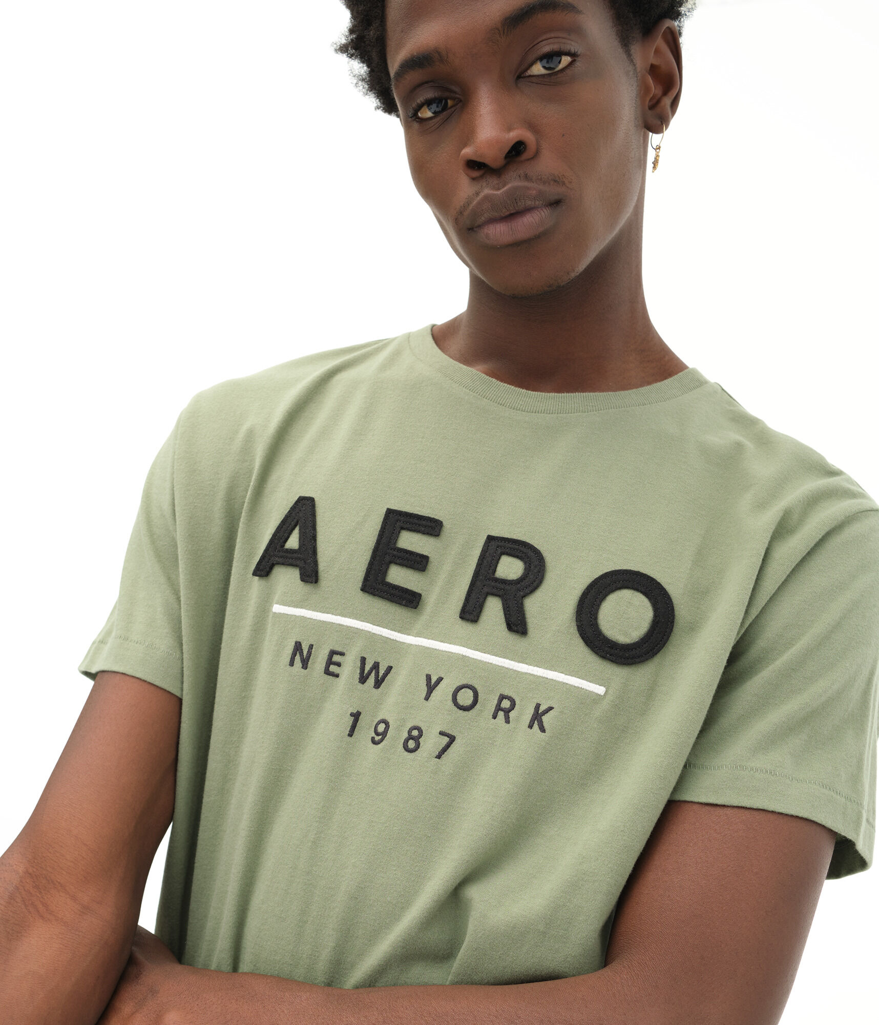 Aero New York 1987 Appliqu&eacute; Graphic Tee