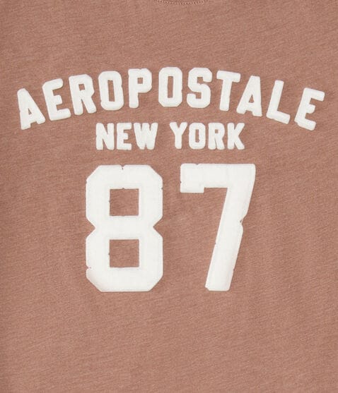 Aeropostale 87 Appliqué Graphic Tee Aeropostale 87 Appliqué Graphic Tee
