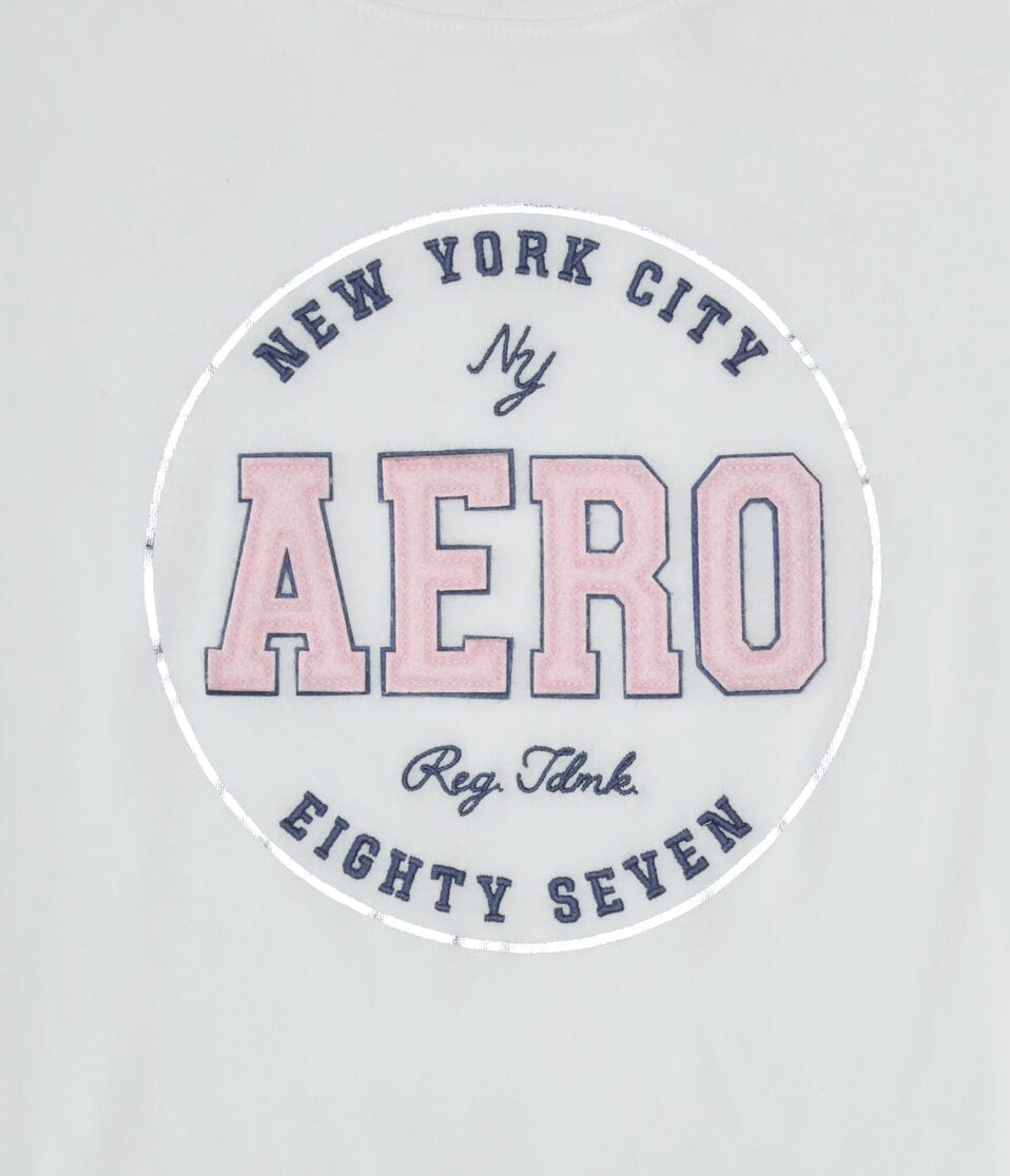 Aero Eighty Seven Foil Appliqué Graphic Tee