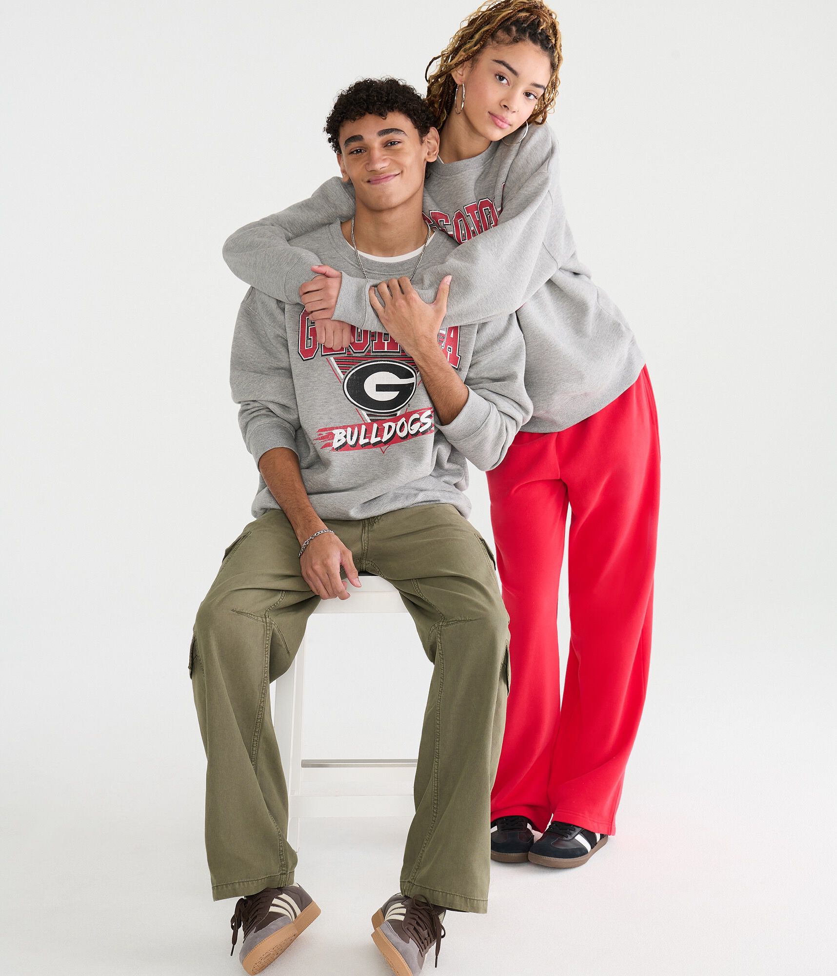 Georgia Bulldogs Crew Sweatshirt