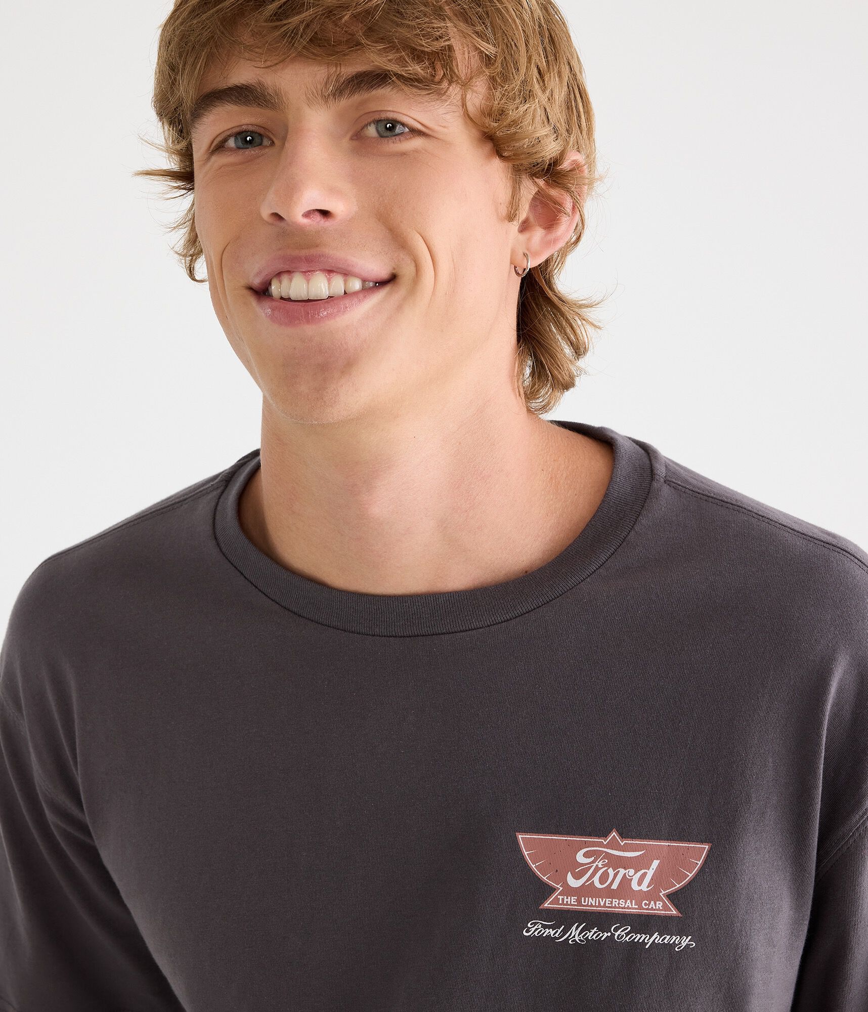 Long Sleeve Ford Motor Company Boxy 2Fer Tee