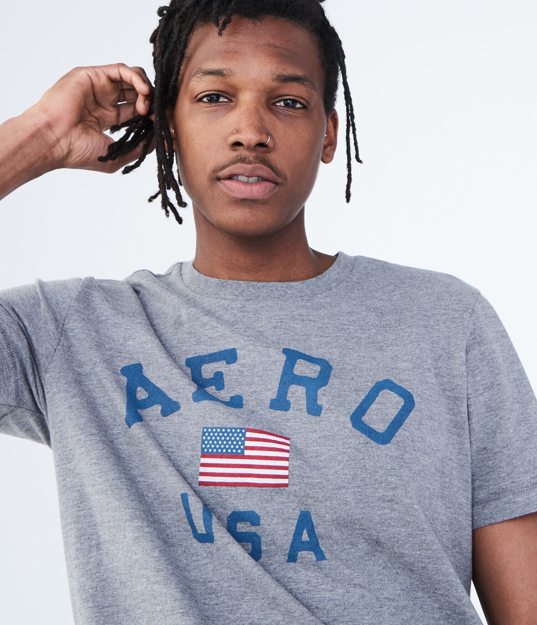 Aero USA Flag Graphic Tee