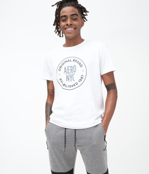 Aero NYC Circle Graphic Tee Aero NYC Circle Graphic Tee