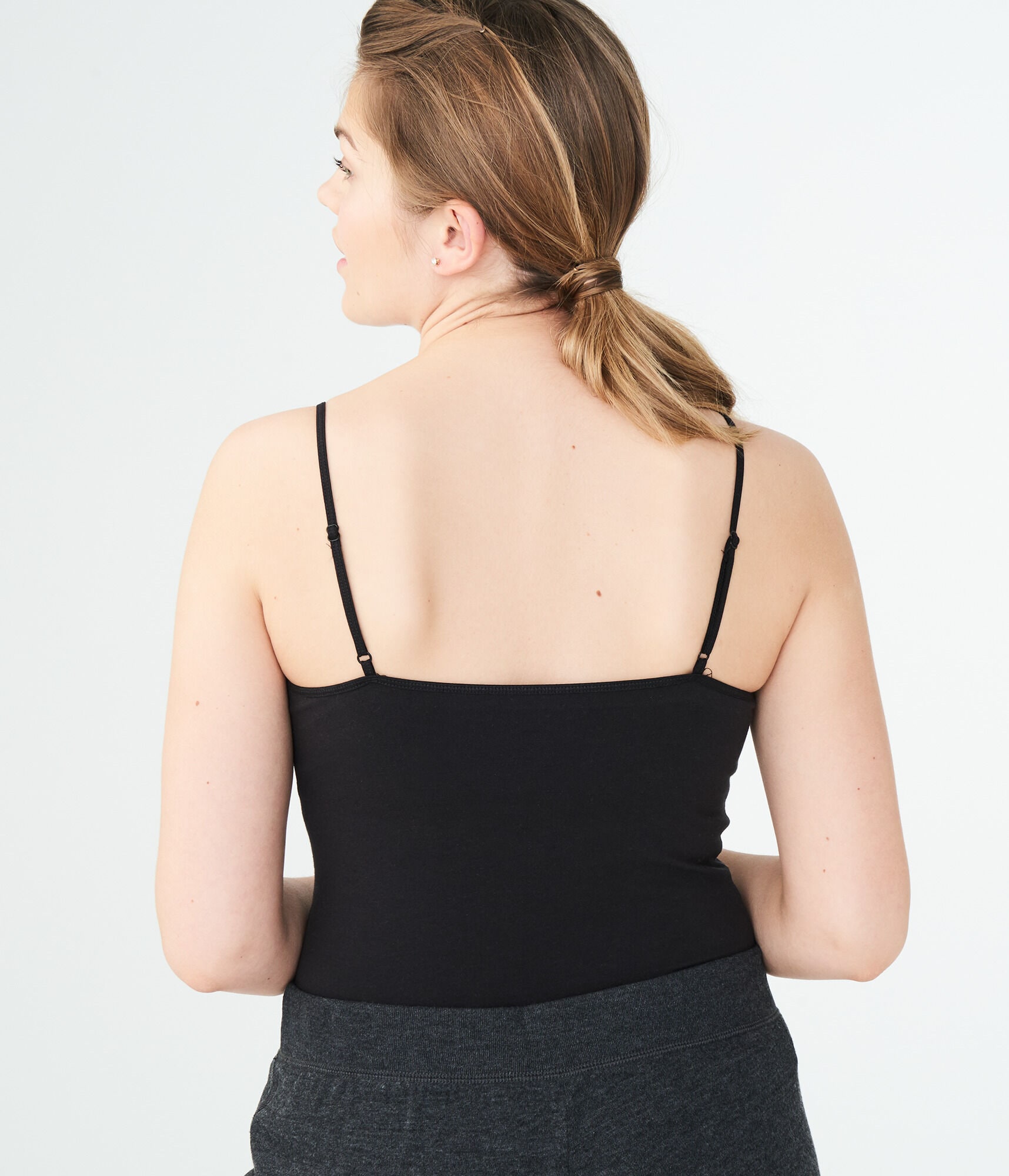 Solid Shelf Bra Cami
