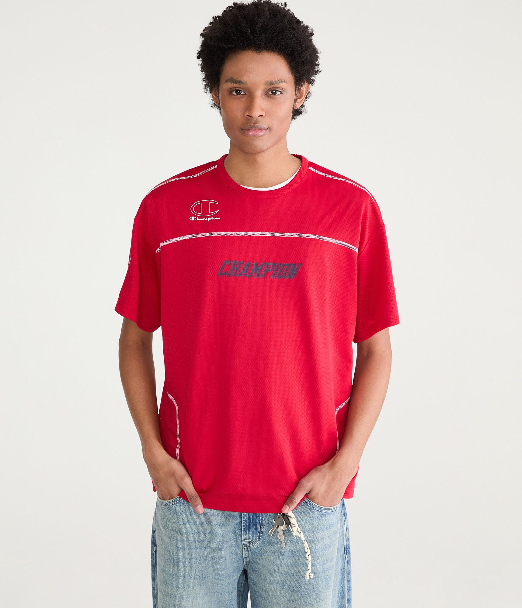 Champion Mesh Crew Top