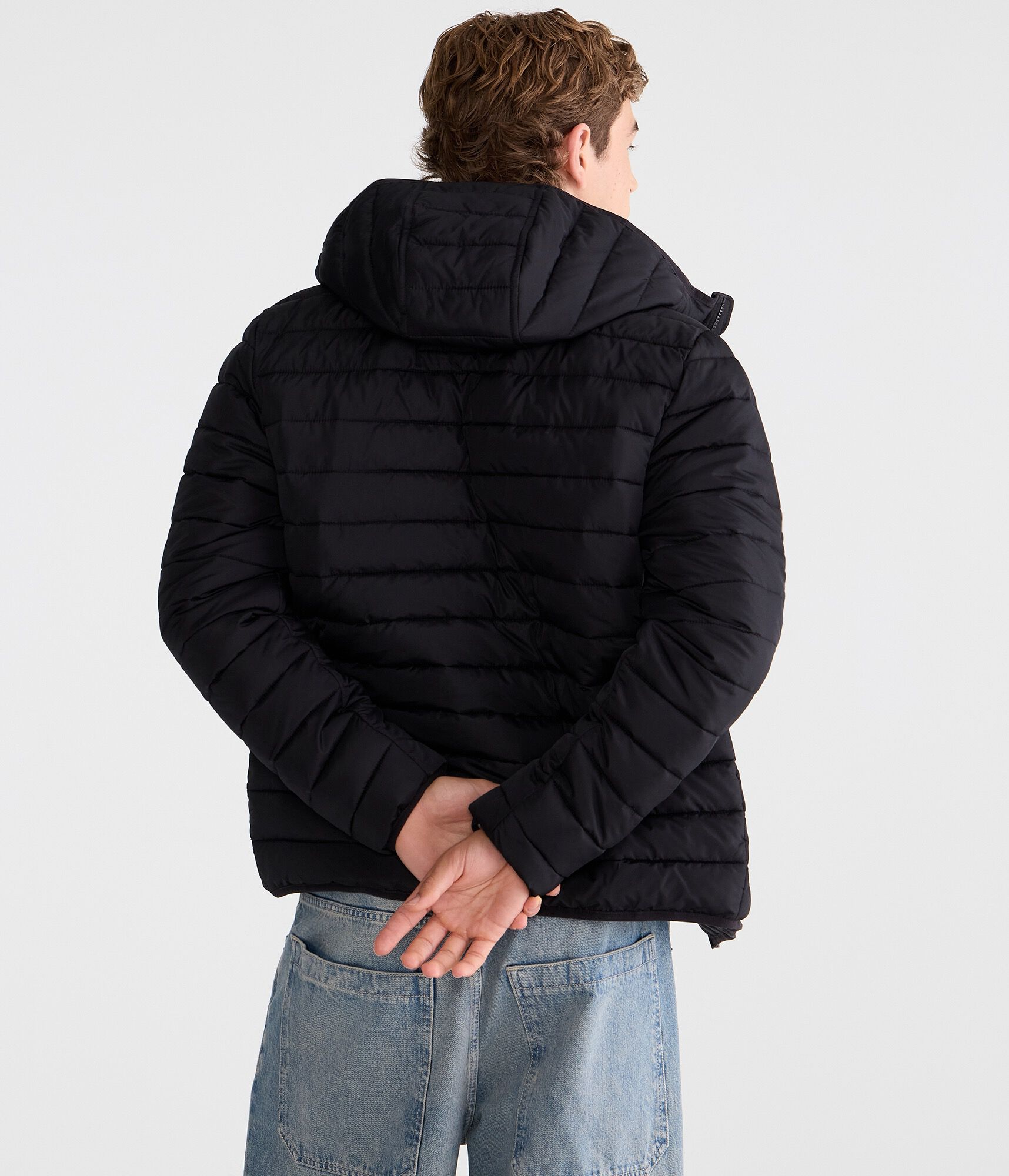 Hooded Midweight Puffer Jacket