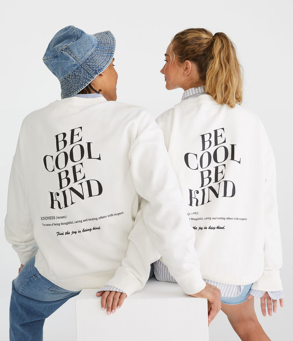 Be Cool Be Kind Essentials Crew Sweatshirt