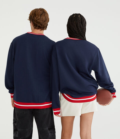 New England Patriots Crew Sweatshirt New England Patriots Crew Sweatshirt