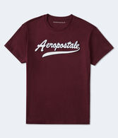 Aeropostale Script Logo Appliqué Graphic Tee