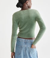 Bella Cropped Scoop-Neck Sweater