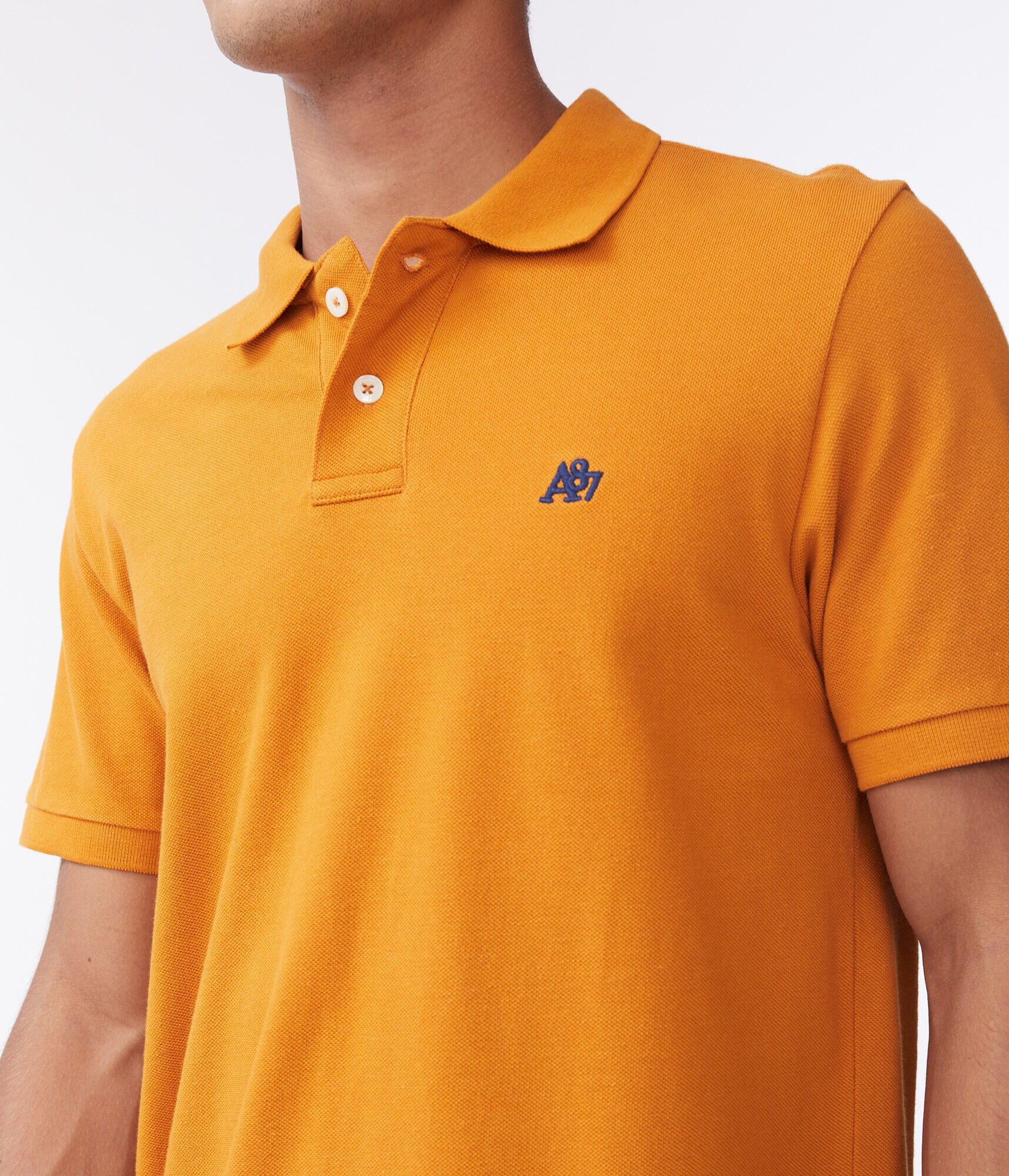 A87 Logo Piqu&eacute; Polo