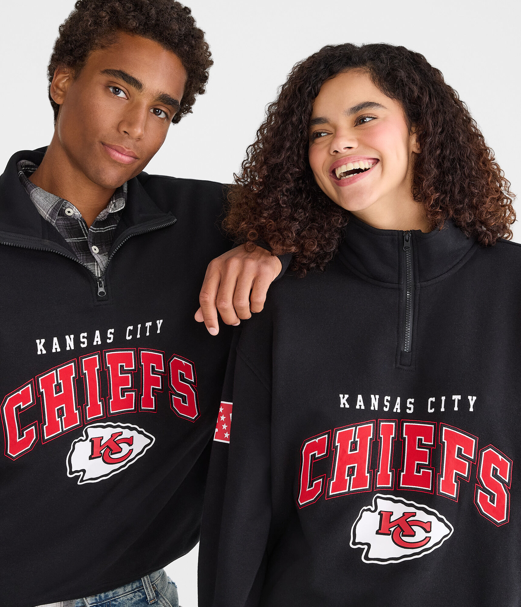Kansas City Chiefs Quarter-Zip Sweatshirt