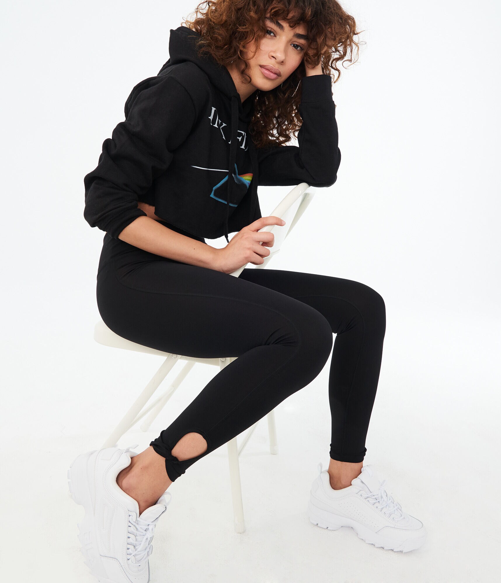 LLD Solid Keyhole-Ankle Leggings***