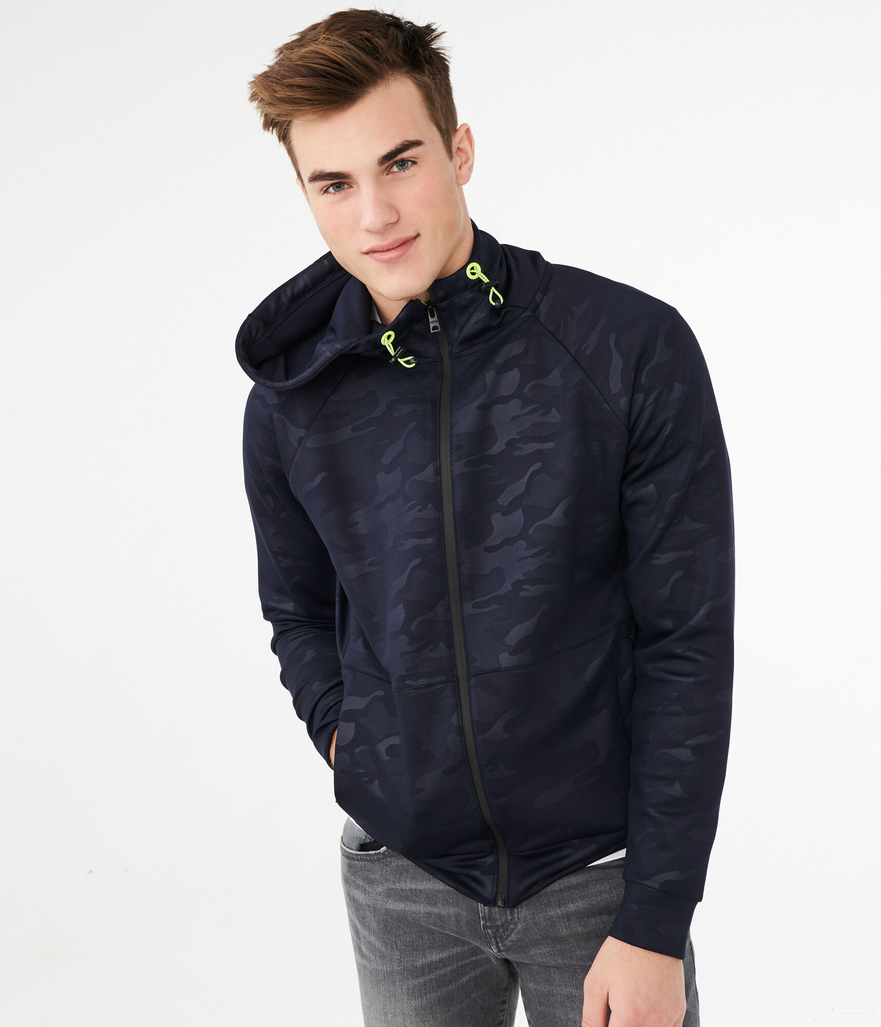 Camo Active Full-Zip Hoodie