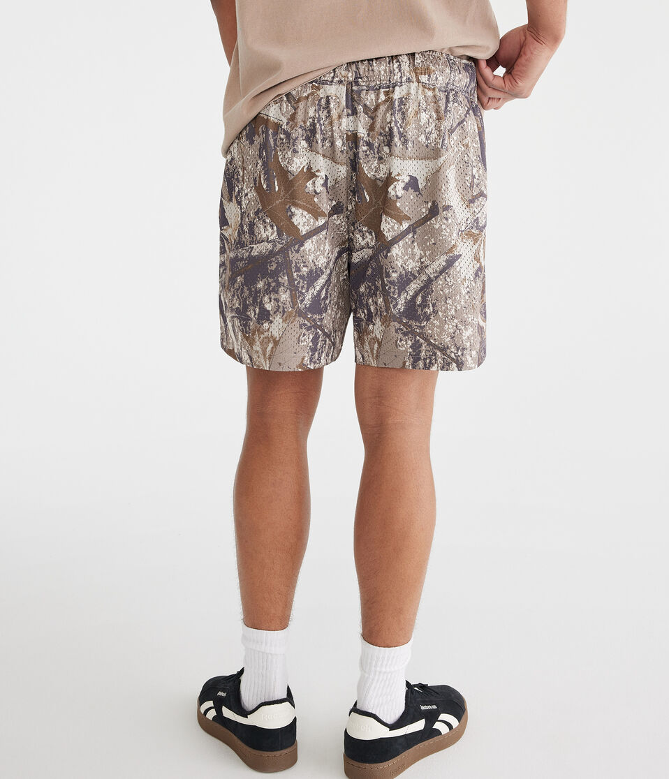 Forest Camo Mesh Shorts 6"