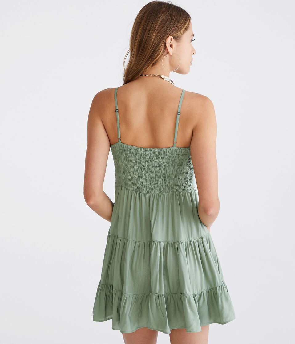 Solid Sweetheart Bustier Fit & Flare Dress