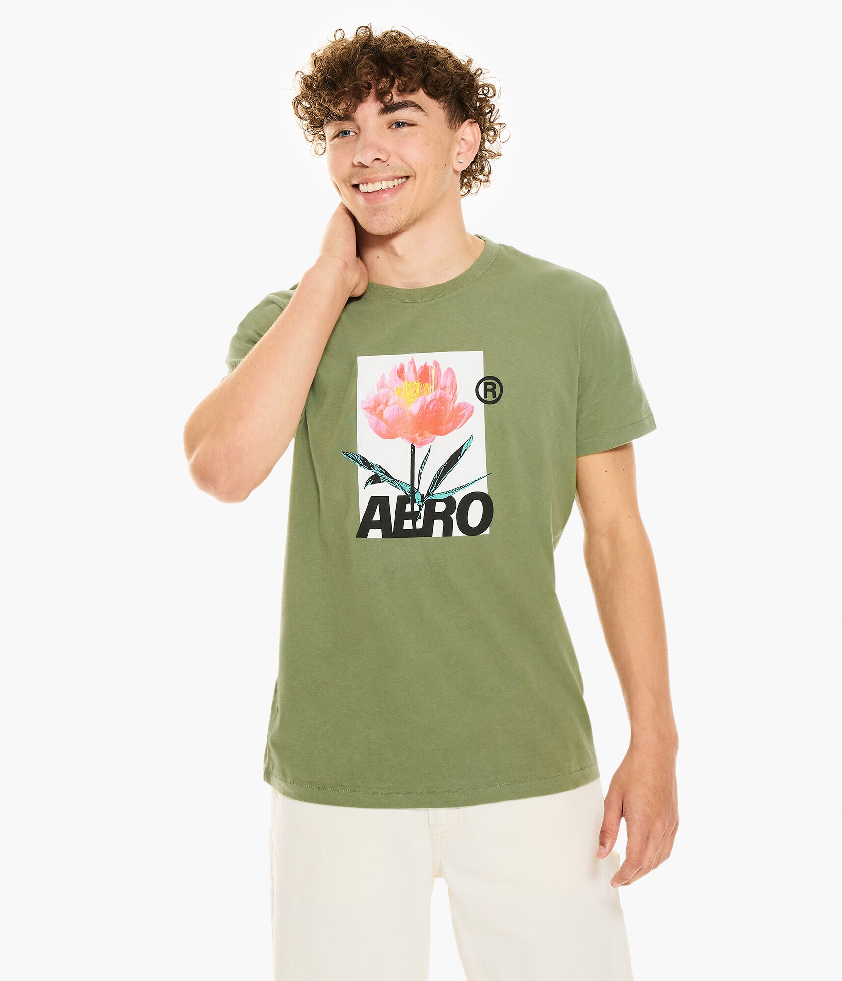 Aero Flower Trademark Graphic Tee
