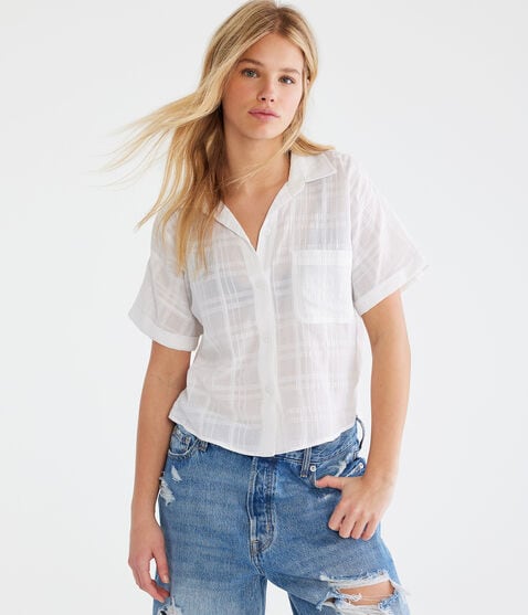 Tonal Textured Stripe Shirt Tonal Textured Stripe Shirt