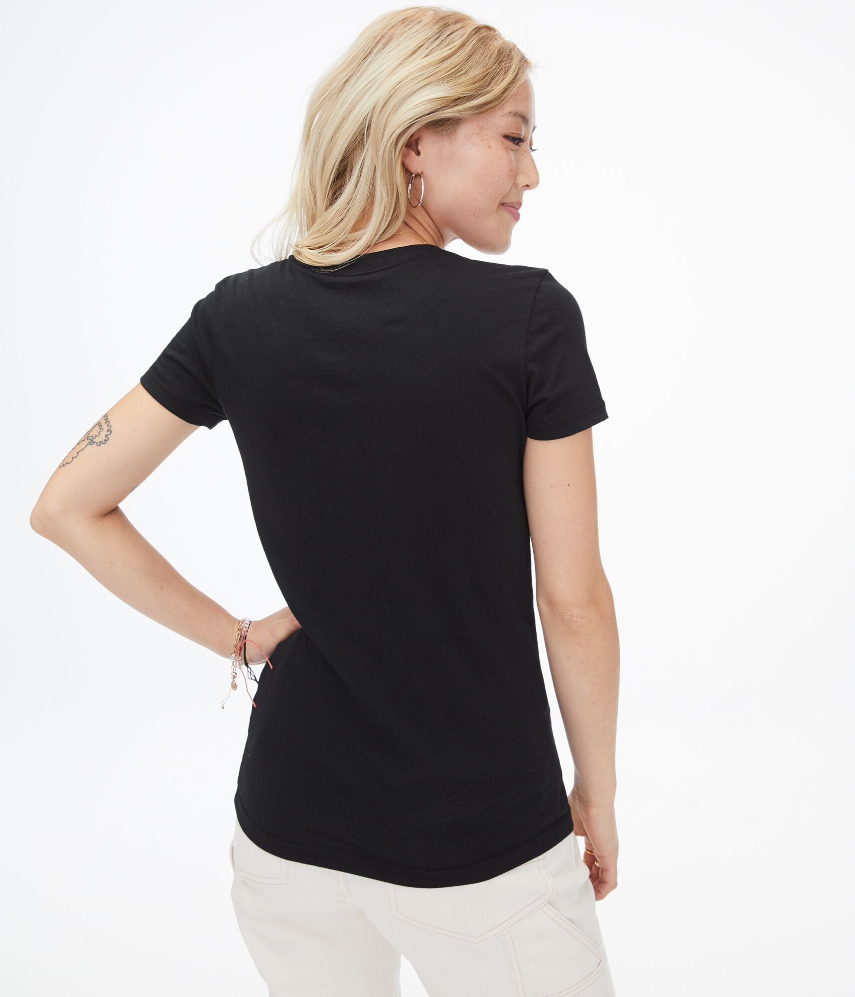 Aero NYC Roses Graphic Tee