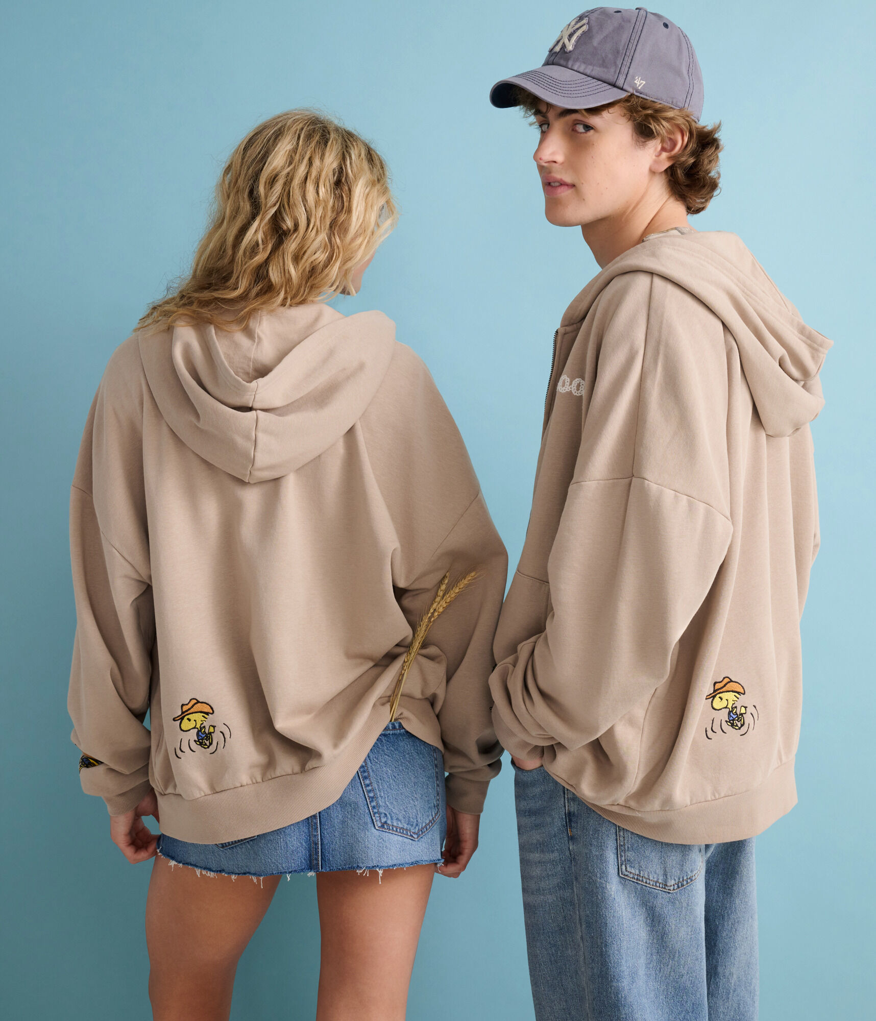 Peanuts® | Aéropostale Western Snoopy & Woodstock Full-Zip Hoodie