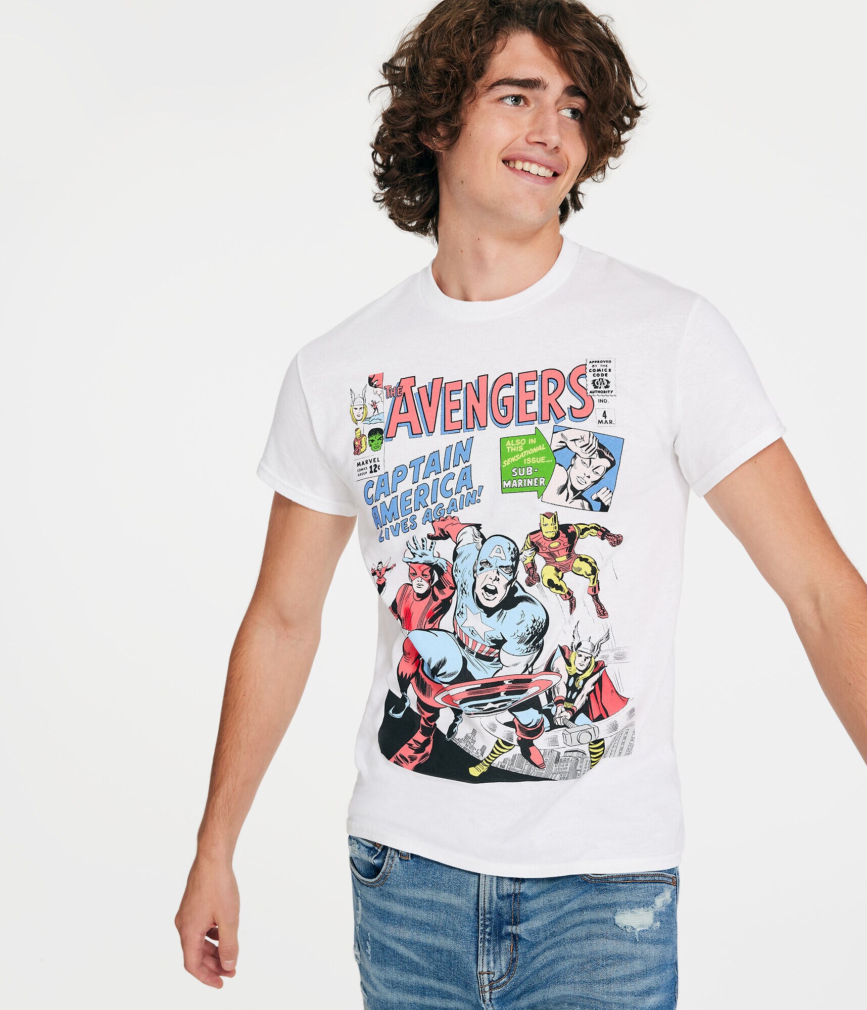 Avengers Comic Graphic Tee
