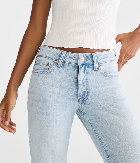 Mid-Rise Straight Ankle Jean