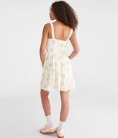 Floral Strapless Fit & Flare Mini Dress