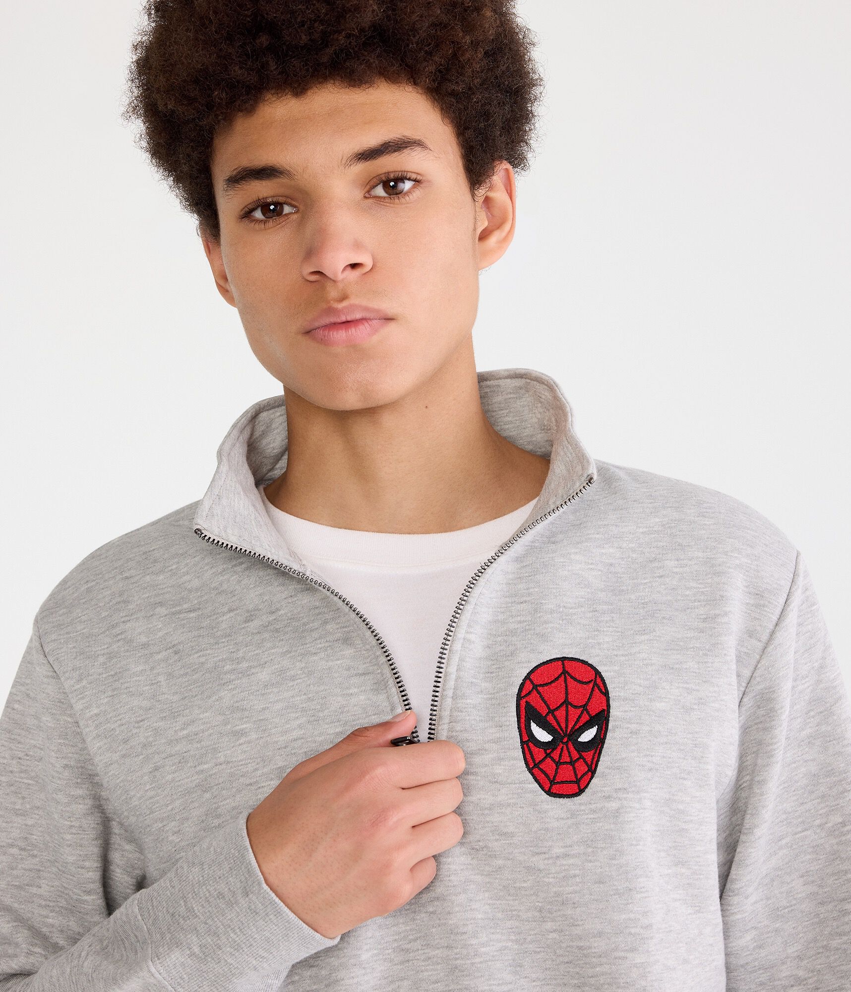Spider-Man Fleece Quarter-Zip Sweatshirt