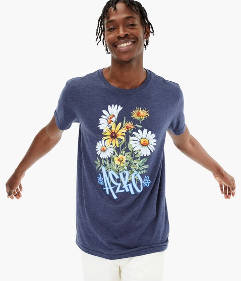 Aero Daisy Garden Graphic Tee Aero Daisy Garden Graphic Tee