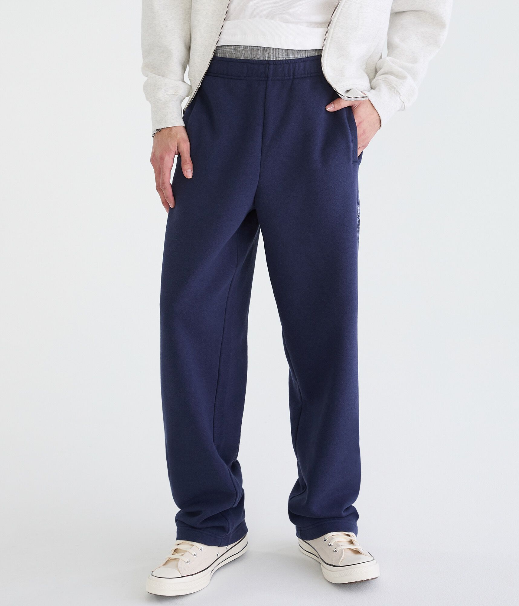 Cloud Soft Barbed Wire Baggy Fleece Sweatpants